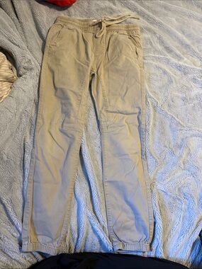 PacSun Beige Drawstring Jogger Pants M